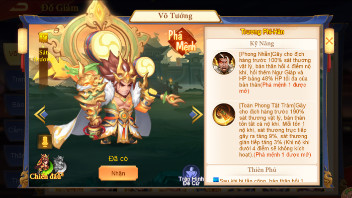 Phân tích danh tướng Trương Phi