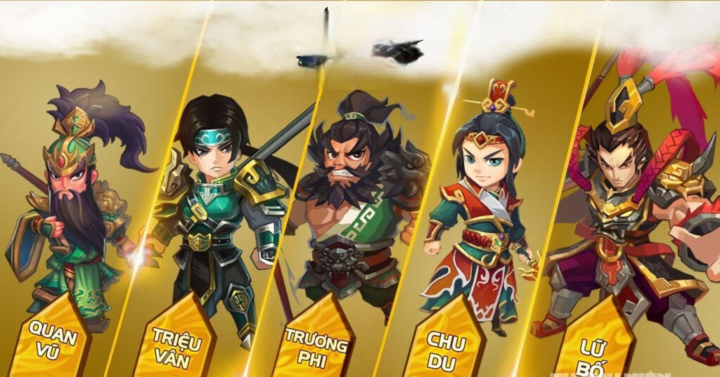 So sánh Quan Vũ – Triệu Vân – Lữ Bố trong game: Ai là mãnh tướng thực thụ?