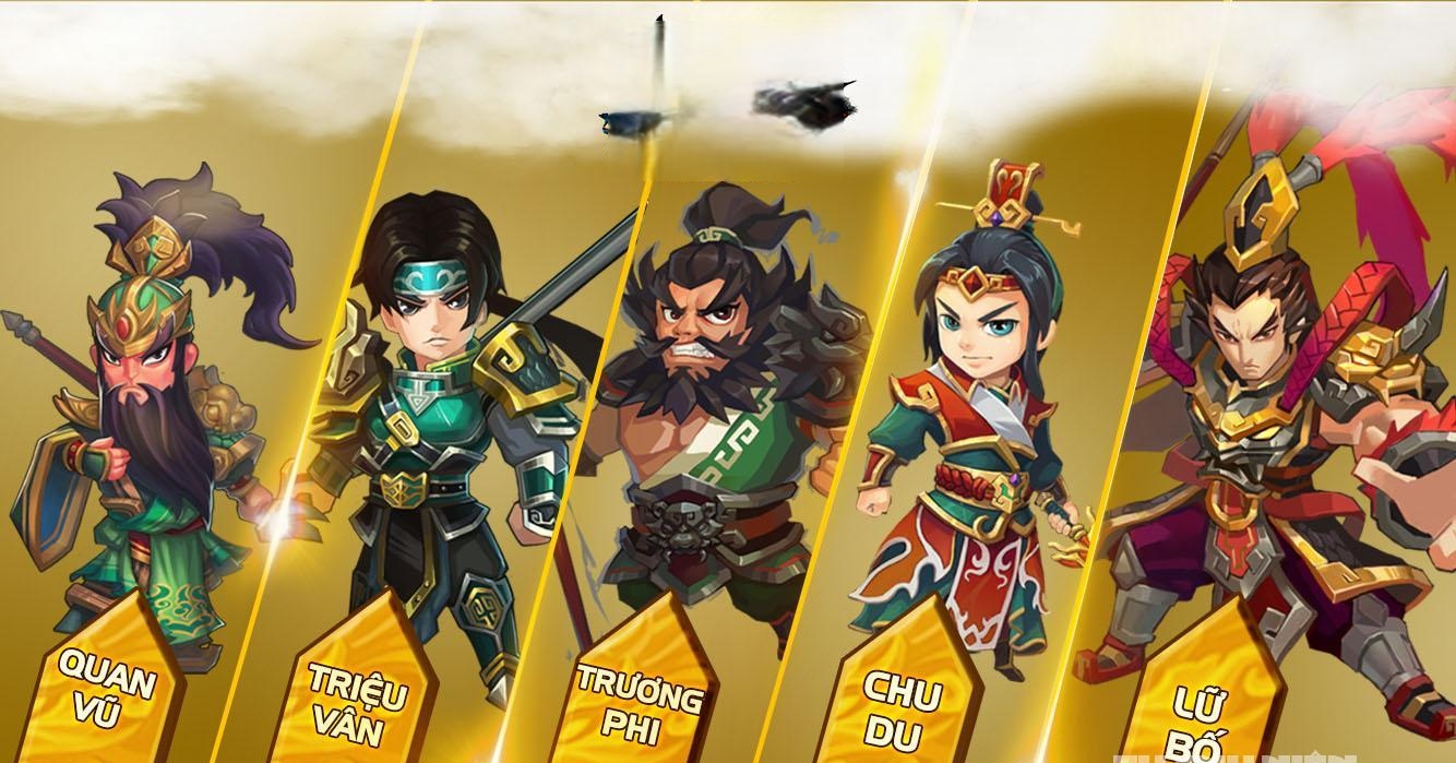 So sánh Quan Vũ – Triệu Vân – Lữ Bố trong game: Ai là mãnh tướng thực thụ?