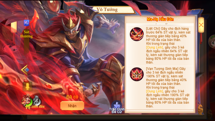 Mẹo chơi Hạ Hầu Đôn 3Q Danh Tướng Truyền Kỳ solo kill