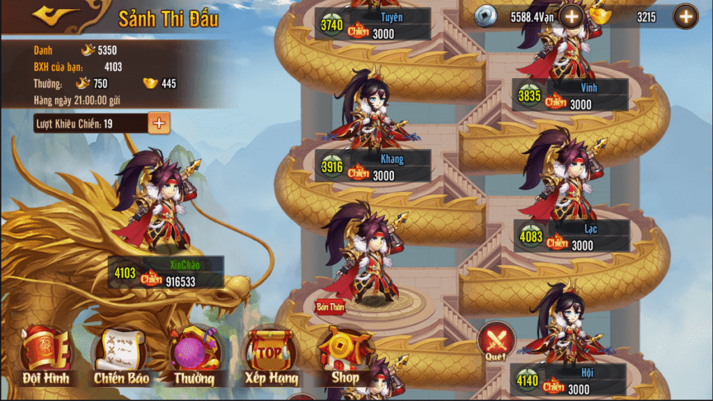 Đấu Trường Sinh Tử 3Q Legend